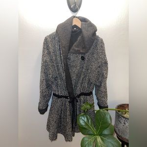 Free People Hooded Coat, M